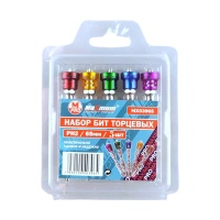 Набор бит для гипсокартона PH2, 65 мм, 5 штук, "MAXIMUM" с ограничителем (2720) оптом