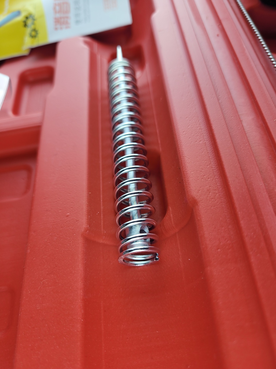 пороховой монтажный пистолет, красный, кейс, "maximum" mx 17122 (3528) оптом