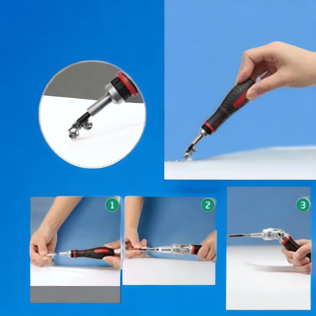 набор головок и насадок 61 предмет, с храповым механизмом,"maximum" (2710) оптом